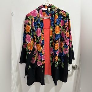 2x/3x two piece set-Susan Graver